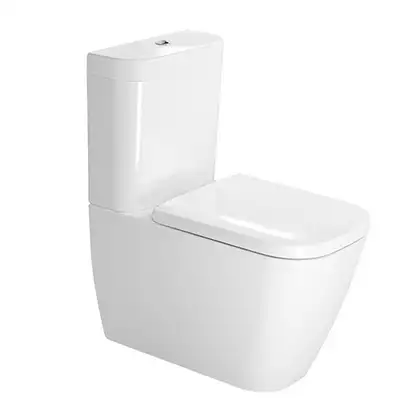 Унитаз-компакт + бачок Duravit Happy D.2 (2134090000+0934100000) фото 1 Aquada.com.ua