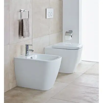 Биде напольное DURAVIT HAPPY D.2 570х 365х400 (2267100000) фото 3 Aquada.com.ua