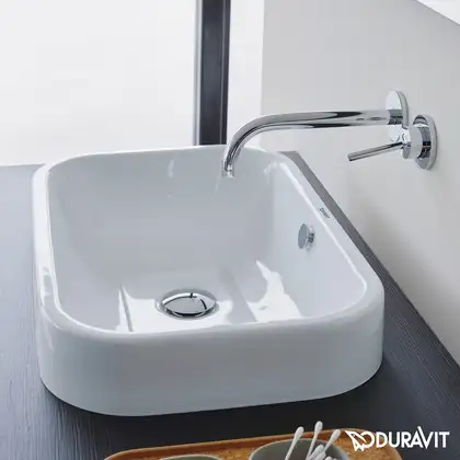 Раковина накладная на столешницу Duravit Happy D.2 60х40 см (2314600000) фото 2 Aquada.com.ua Раковина накладная на столешницу Duravit Happy D.2 60х40 см (2314600000) фото 2 Aquada.com.ua