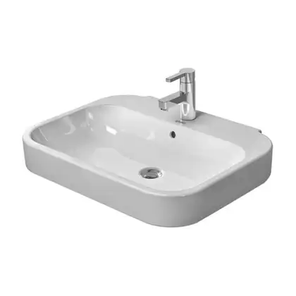 Раковина Duravit Happy D. 2 65х49,5 см (с 3 отв. под смеситель) (2316650030) фото 1 Aquada.com.ua
