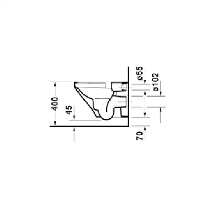 Унитаз подвесной с крышкой Duravit DuraStyle (2551090000 +0063790000) фото 7 Aquada.com.ua