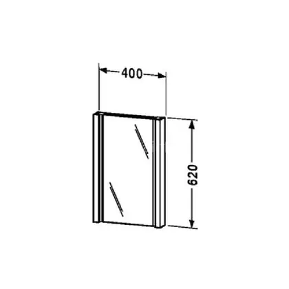 Зеркало с подсветкой Duravit 2nd Floor 400 х 620 мм (2F964508585) фото 2 Aquada.com.ua Зеркало с подсветкой Duravit 2nd Floor 400 х 620 мм (2F964508585) фото 2 Aquada.com.ua