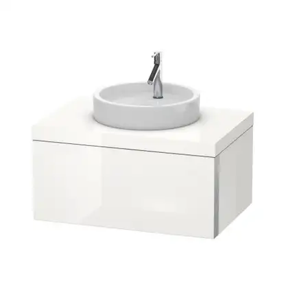 DURAVIT Тумбочка подвесная Starck furniture 835 x 565 черный глянец (S1 9526 4040) фото 1 Aquada.com.ua