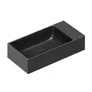 Маленькая (мини) раковина Catalano New Zero 50 х 25 см, satin black/чёрный матовый (15025VENS) фото 1 Aquada.com.ua
