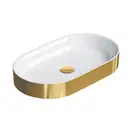 Раковина накладная на столешницу Catalano Horizon 60 х 35 см, Gold-white (160AHZBO) фото 1 Aquada.com.ua