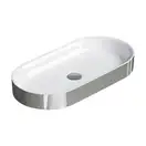 Раковина накладная на столешницу Catalano Horizon 75 х 35 см, Silver-white (170AHZBA) фото 1 Aquada.com.ua