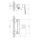 Смеситель для душа Imprese Kampa (цвет - хром) (15285) фото 2 Aquada.com.ua