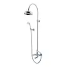 Душевая система Imprese Cuthna Ø 204 мм (цвет - stribro) (T-10280stribro) фото 1 Aquada.com.ua
