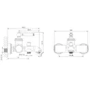 Смеситель для ванны Imprese Hydrant (цвет - brushed nickel) (ZMK031806040) фото 2 Aquada.com.ua