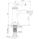 Смеситель для биде Imprese Hydrant (цвет - brushed nickel) (ZMK031806070) фото 2 Aquada.com.ua