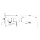 Смеситель для душа Imprese Grafiky (цвет - black nickel) (ZMK041807080) фото 2 Aquada.com.ua