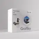 Дозатор для жидкого мыла Imprese Grafiky, black nickel (ZMK041807310) фото 2 Aquada.com.ua