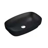 Раковина полувстраиваемая Catalano Green Lux / Colori 60 х 38 см, чёрный матовый (160AGRLXNS)