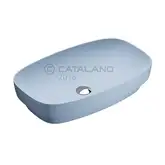 Раковина накладная на столешницу Catalano Green Lux / Colori 75 х 40 см, голубой матовый (175AGRLXAS)