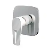 Смеситель для душа Imprese Podzima Breclav white (цвет - хром/белый) (VR-15245WZ)