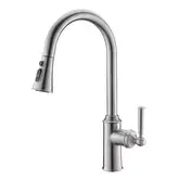 Смеситель для кухни Imprese Hydrant (цвет - никель матовый) (ZMK031806150)