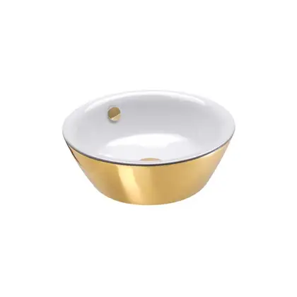 Раковина накладная на столешницу Catalano Gold & Silver 42 х 42 см (142VLNBO) фото 1 Aquada.com.ua Раковина накладная на столешницу Catalano Gold & Silver 42 х 42 см (142VLNBO) фото 1 Aquada.com.ua