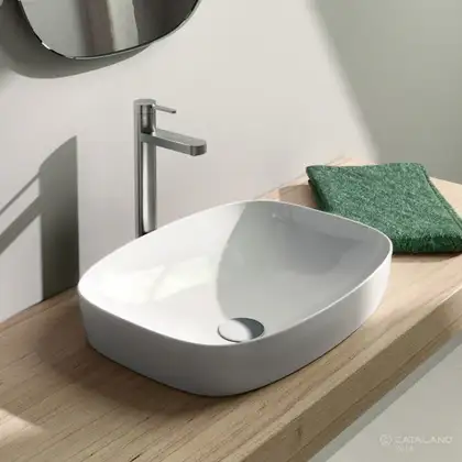 Раковина полувстраиваемая Catalano Green Lux 50 х 38 см (150AGRLX00) фото 2 Aquada.com.ua