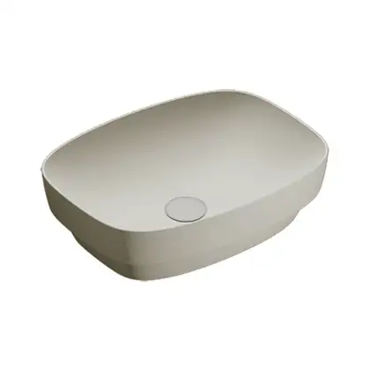 Раковина полувстраиваемая Catalano Green Lux / Colori 50 х 38 см, Satin cement (150AGRLXCS) фото 1 Aquada.com.ua