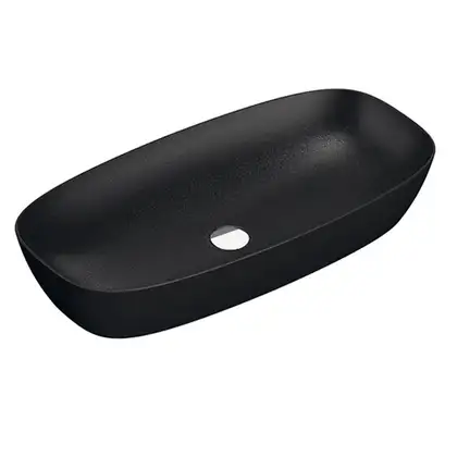 Раковина накладная на столешницу Catalano Сolori Satin black 80 х 40 см (180APGRLXNS) фото 1 Aquada.com.ua