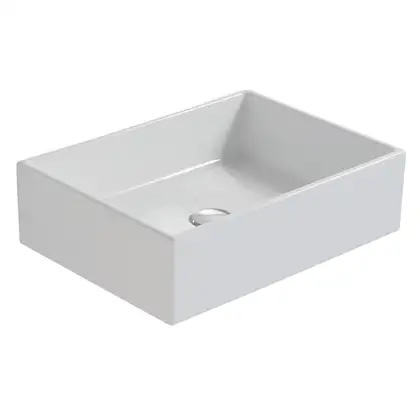 Раковина накладная на столешницу Globo Forty3 50х37 см (FO050.BI) фото 1 Aquada.com.ua