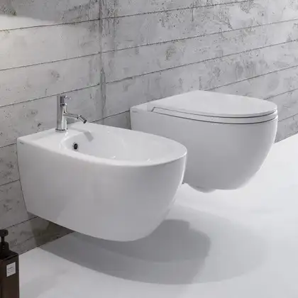 Унитаз подвесной Globo + сиденье с крышкой (MDS02BI+MD020BI) фото 3 Aquada.com.ua