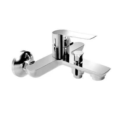Набор смесителей для ванны 3-в-1 Imprese Kucera (цвет - хром) (0510105670) фото 2 Aquada.com.ua