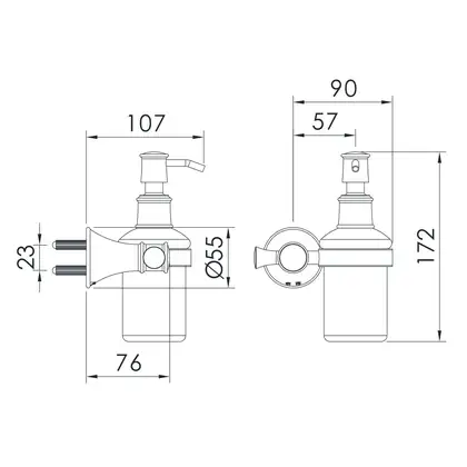 Дозатор для жидкого мыла Imprese Podzima zrala (ZMK02170831) фото 3 Aquada.com.ua Дозатор для жидкого мыла Imprese Podzima zrala (ZMK02170831) фото 3 Aquada.com.ua