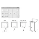 Душевые двери Ravak Pivot PDOP2-120 (профиль - белый; стекло - Transparent (прозрачный)) (03GG0101Z1) фото 2 Aquada.com.ua