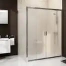 Душевая дверь Ravak Blix BLDP4-150 (профиль - сатин; стекло - Grape (мат)) (0YVP0U00ZG) фото 1 Aquada.com.ua