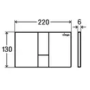 Панель смыва Viega Prevista Visign for Style 24 цвет альпийский белый (773281) фото 3 Aquada.com.ua
