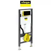 Инсталляция для унитаза Viega Prevista Dry с кнопкой Style 24 черный цвет (771997 + 773304)
