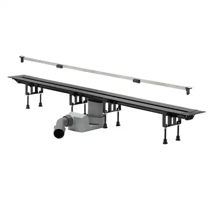 Трап для душа Viega Advantix Vario1200 95-150 мм + решетка для трапа SR2 глянцевая (704360) фото 1 Aquada.com.ua
