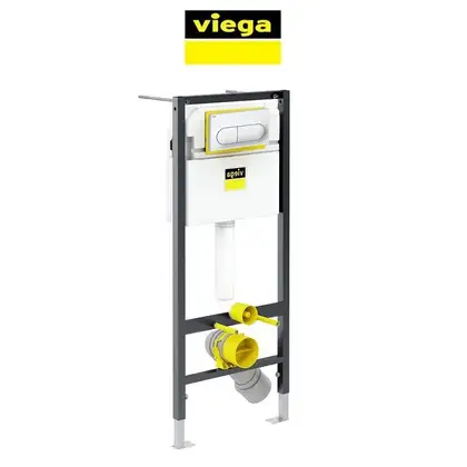 Инсталляция для унитаза Viega Prevista Dry с кнопкой Life 6 хром (771973 + 773748) фото 1 Aquada.com.ua Инсталляция для унитаза Viega Prevista Dry с кнопкой Life 6 хром (771973 + 773748) фото 1 Aquada.com.ua