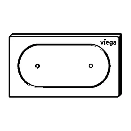 Дистанционный активатор смыва унитаза для Viega Prevista Visign for Style 23, электронный, пластик альпийский белый (773083) фото 2 Aquada.com.ua