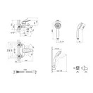 Змішувач для ванни Qtap Loft CRM 006 (QTLFTCRM006) фото 2 Aquada.com.ua