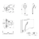 Змішувач для ванни Qtap Mars СRM 006 New (QTMARSCRM006NEW) фото 2 Aquada.com.ua