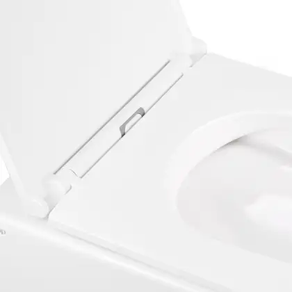 Унітаз підвісний Qtap Robin безобідковий з сідінням Slim Soft-close QT1333046ENRW (QT1333046ENRW) фото 3 Aquada.com.ua