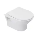 Унітаз підвісний Qtap Lark безобідковий з сідінням Slim Soft-close QT0331159W (QT0331159W) фото 1 Aquada.com.ua