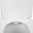 Унітаз підвісний Qtap Lark безобідковий з сідінням Slim Soft-close QT0331159W (QT0331159W) фото 5 Aquada.com.ua