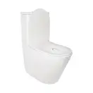 Унітаз-компакт Qtap Stork безобідковий з сідінням Soft-close QT15222179W (QT15222179W) фото 3 Aquada.com.ua