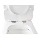Унітаз-компакт Qtap Stork безобідковий з сідінням Soft-close QT15222179W (QT15222179W) фото 6 Aquada.com.ua
