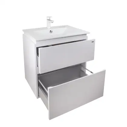 Тумба підвісна з умивальником Qtap Albatross QT0172TP600D3060CW (QT0172TP600D3060CW) фото 6 Aquada.com.ua