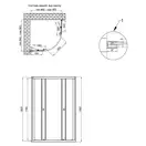 Душова кабіна Qtap Presto CRM1099AP5 Pear (PRECRM1099AP5) фото 2 Aquada.com.ua