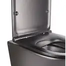 Унітаз підвісний Qtap Robin безобідковий з сідінням Slim Soft-close QT1333046ENRMB (QT1333046ENR
MB) фото 12 Aquada.com.ua