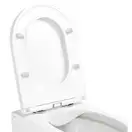 Унітаз підвісний Qtap Aries безобідковий з сідінням Slim Soft-close QT0333063ERW (QT0333063ERW) фото 4 Aquada.com.ua