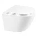 Унітаз підвісний Qtap Robin безобідковий з сидінням Slim Soft-close QT1333046ERW (QT1333046ER
W) фото 1 Aquada.com.ua