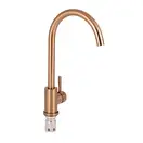 Змішувач для кухні Qtap D007FBR PVD (QTD007FBRPVD) фото 1 Aquada.com.ua