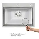 Набір 4 в 1 Qtap кухонна мийка D6045 Satin + змішувач + сушарка + дозатор для миючого засобу (QTD6045SET) фото 12 Aquada.com.ua