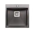 Кухонна мийка Qtap DK5050BL Black 2.7/1.0 мм (QTDK5050BLPVD2710) (QTDK5050BLPVD2710) фото 1 Aquada.com.ua